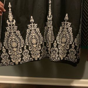 Elegant Pakistani Black Kurta (Designer Replica)